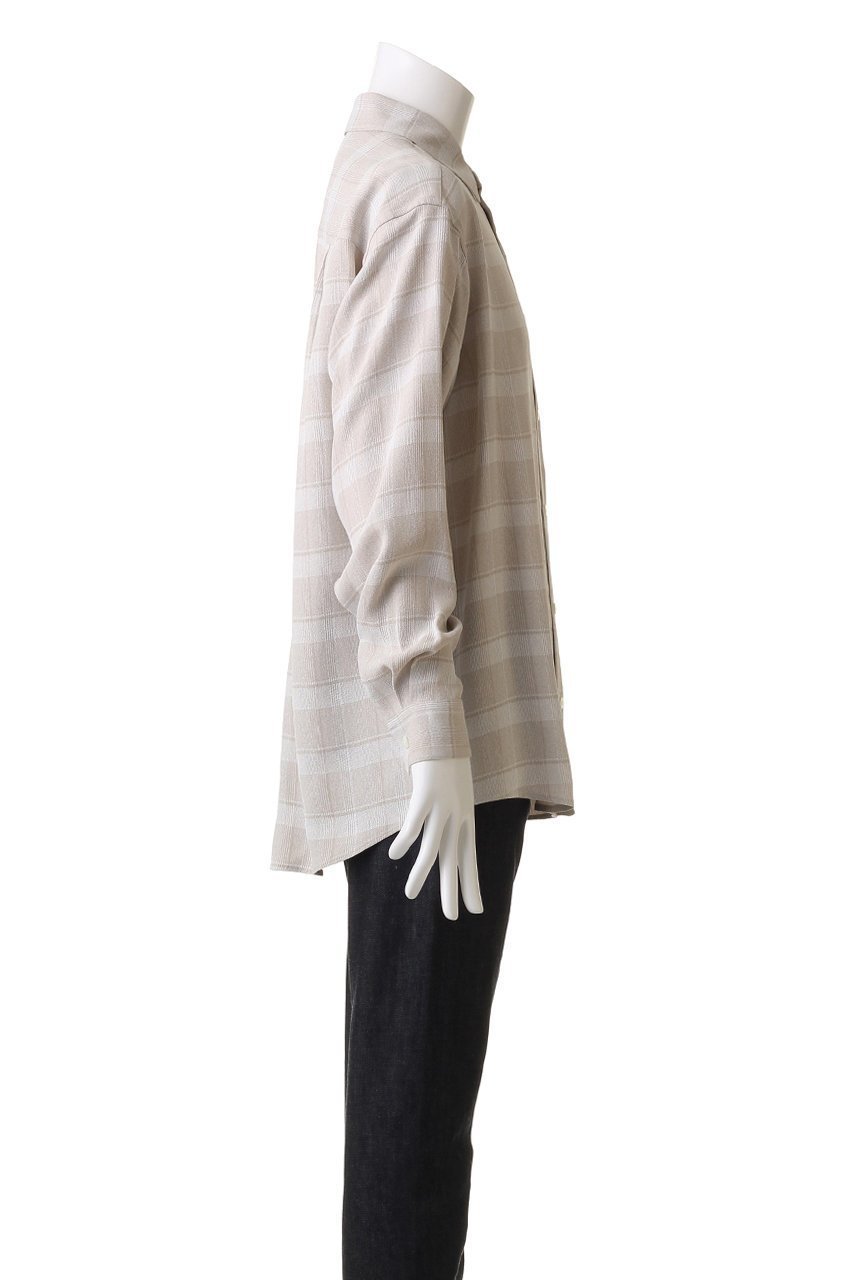 【ヨーク/YOKE】の【UNISEX】プラッド ジャカード シャツ 人気、トレンドファッション・服の通販 founy(ファニー) 　ファッション　Fashion　レディースファッション　Fashion for Women　トップス・カットソー　Cut & Sew Tops　シャツ・ブラウス・オフィスカジュアル　Elegant Blouses & Button-Ups　ユニセックス　Unisex, Genderless　クラシカル　Classical, Vintage-Inspired　ジャカード／ジャガード　Jacquard, Woven Pattern　スリーブ　Sleeve, Long Sleeve / Short Sleeve　セレモニー　Ceremony　ロング　Long, Long-Length　ビジネス 仕事 通勤　Business / Work / Commuting　other-3|ID: prp329100004882885 ipo3291000000036448247