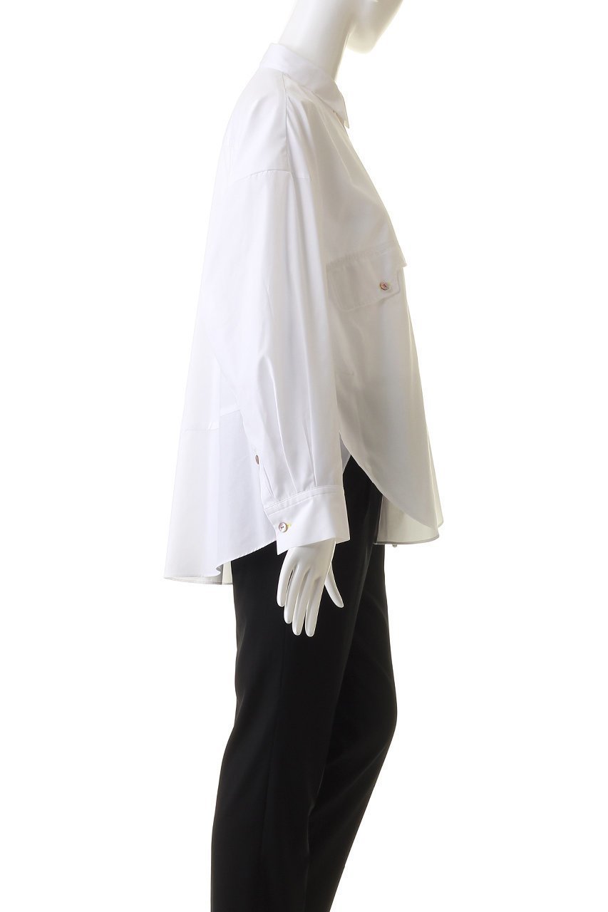 【ナゴンスタンス/nagonstans】のT/Cブロード Roundフレア SH/シャツ 人気、トレンドファッション・服の通販 founy(ファニー) 　ファッション　Fashion　レディースファッション　Fashion for Women　トップス・カットソー　Cut & Sew Tops　シャツ・ブラウス・オフィスカジュアル　Elegant Blouses & Button-Ups　スリーブ　Sleeve, Long Sleeve / Short Sleeve　フレア　Flare, Flared　ブロード　Broadcloth, Fine Cotton　ロング　Long, Long-Length　羽織　Haori, Light Jacket　other-3|ID: prp329100004882888 ipo3291000000036448262