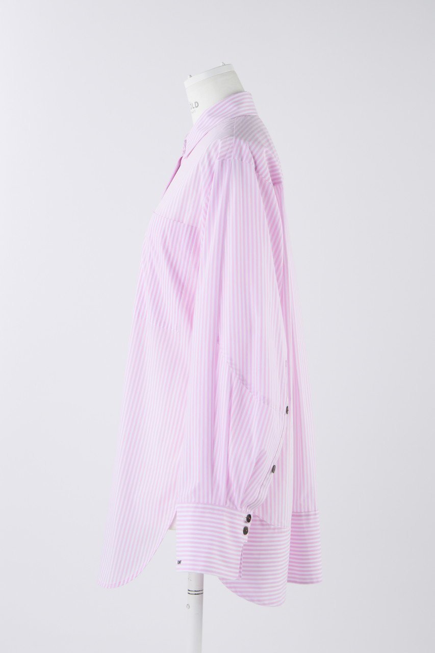 【エンフォルド/ENFOLD】のシルキーストライプ 立体スリーブ SH/シャツ 人気、トレンドファッション・服の通販 founy(ファニー) ファッション Fashion レディースファッション Fashion for Women トップス・カットソー Cut & Sew Tops シャツ・ブラウス・オフィスカジュアル Elegant Blouses & Button-Ups オケージョン Occasion Wear シルク Silk, 100% Silk ストライプ Stripe, Striped Pattern スリーブ Sleeve, Long Sleeve / Short Sleeve タイプライター Typewriter Fabric, Crisp Cotton ベーシック Basic, Essential ロング Long, Long-Length other-2|ID: prp329100004882894 ipo3291000000036448300