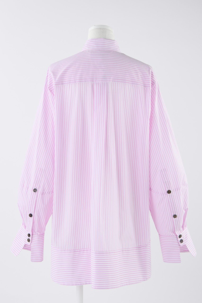 【エンフォルド/ENFOLD】のシルキーストライプ 立体スリーブ SH/シャツ 人気、トレンドファッション・服の通販 founy(ファニー) ファッション Fashion レディースファッション Fashion for Women トップス・カットソー Cut & Sew Tops シャツ・ブラウス・オフィスカジュアル Elegant Blouses & Button-Ups オケージョン Occasion Wear シルク Silk, 100% Silk ストライプ Stripe, Striped Pattern スリーブ Sleeve, Long Sleeve / Short Sleeve タイプライター Typewriter Fabric, Crisp Cotton ベーシック Basic, Essential ロング Long, Long-Length other-3|ID: prp329100004882894 ipo3291000000036448302