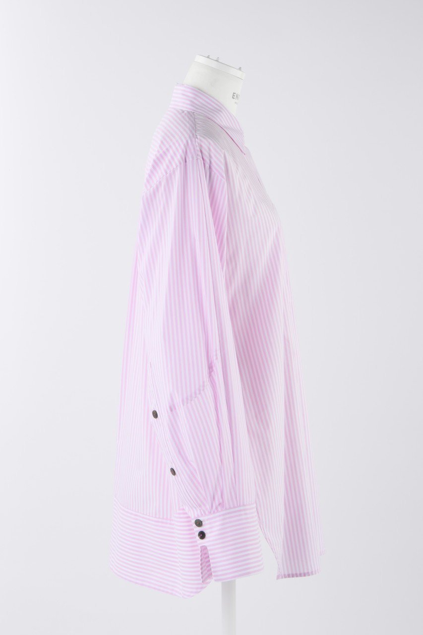 【エンフォルド/ENFOLD】のシルキーストライプ 立体スリーブ SH/シャツ 人気、トレンドファッション・服の通販 founy(ファニー) ファッション Fashion レディースファッション Fashion for Women トップス・カットソー Cut & Sew Tops シャツ・ブラウス・オフィスカジュアル Elegant Blouses & Button-Ups オケージョン Occasion Wear シルク Silk, 100% Silk ストライプ Stripe, Striped Pattern スリーブ Sleeve, Long Sleeve / Short Sleeve タイプライター Typewriter Fabric, Crisp Cotton ベーシック Basic, Essential ロング Long, Long-Length other-4|ID: prp329100004882894 ipo3291000000036448303