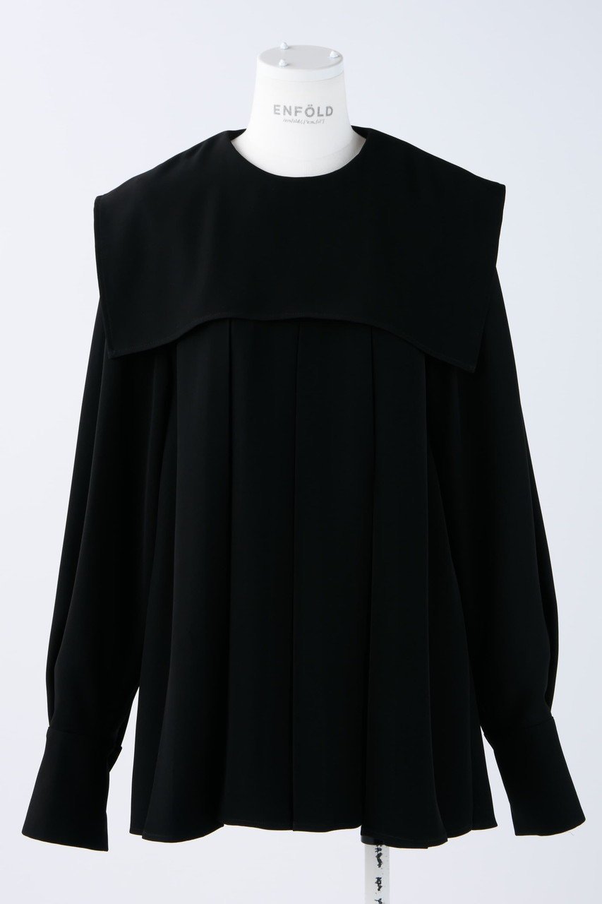 【エンフォルド/ENFOLD】のPEツイル プリーツP.O/プルオーバー 人気、トレンドファッション・服の通販 founy(ファニー) 　ファッション　Fashion　レディースファッション　Fashion for Women　トップス・カットソー　Cut & Sew Tops　シャツ・ブラウス・オフィスカジュアル　Elegant Blouses & Button-Ups　カジュアルプルオーバー・ニットトップス　Pullovers & Knit Tops / Casual Pullovers　おすすめ　Recommended / Our Picks　オケージョン　Occasion Wear　スクエア　Square, Square Shape　スリーブ　Sleeve, Long Sleeve / Short Sleeve　セットアップ　Set-Up, Coordinated Outfit　ツイル　Twist, Twisted Detail　トライアングル　Triangle, Triangular Shape　プリーツ　Pleats, Pleated　ポケット　Pocket, Pocket Detail　ロング　Long, Long-Length　ワイド　Wide, Wide Fit　エレガント 上品　Elegant　人気　Popular, Best Seller　定番　Standard, Basic Item　 other-1|ID: prp329100004882899 ipo3291000000036448331