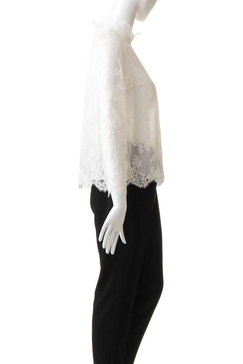 【ビリティス ディセッタン/Bilitis dix-sept ans】のリバーレースブラウス 人気、トレンドファッション・服の通販 founy(ファニー) 　ファッション　Fashion　レディースファッション　Fashion for Women　トップス・カットソー　Cut & Sew Tops　シャツ・ブラウス・オフィスカジュアル　Elegant Blouses & Button-Ups　オケージョン　Occasion Wear　スタンド　Stand Collar, Upright Stand　スリーブ　Sleeve, Long Sleeve / Short Sleeve　トレンド　Trend, Trending Now　フラワー　Flower, Floral　モチーフ　Motif, Design Theme　レース　Lace, Lace Fabric　ロング　Long, Long-Length　other-3|ID: prp329100004882946 ipo3291000000036448747