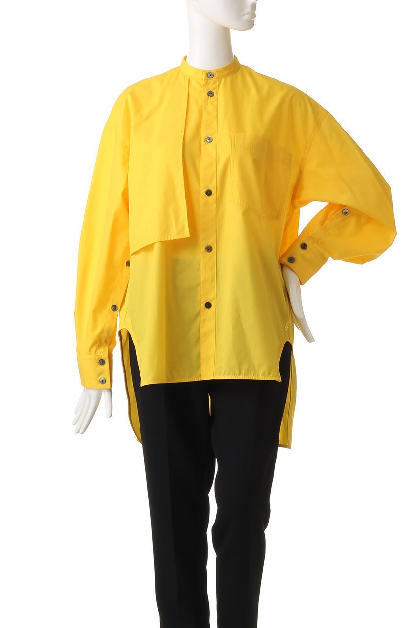 【ナゴンスタンス/nagonstans】のT/Cブロード All-round SH/シャツ 人気、トレンドファッション・服の通販 founy(ファニー) 　ファッション　Fashion　レディースファッション　Fashion for Women　トップス・カットソー　Cut & Sew Tops　シャツ・ブラウス・オフィスカジュアル　Elegant Blouses & Button-Ups　アシンメトリー　Asymmetrical Style　インナー　Innerwear　シンプル　Simple, Minimal　スリット　Slit, Slit Detail　スリーブ　Sleeve, Long Sleeve / Short Sleeve　フラップ　Flap, Flap Pocket　ブロード　Broadcloth, Fine Cotton　ラウンド　Round, Round Neck　ロング　Long, Long-Length　other-2|ID: prp329100004882979 ipo3291000000036449128