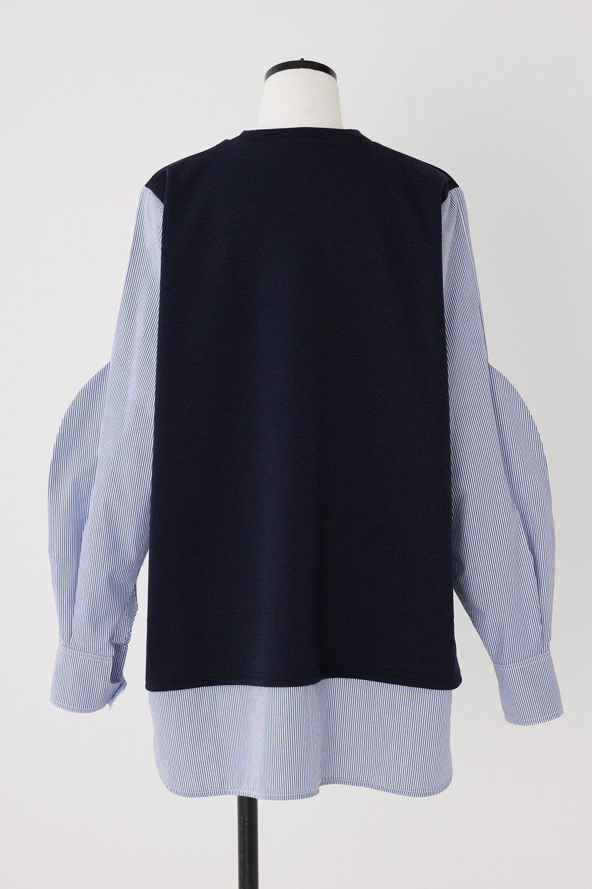 【ナゴンスタンス/nagonstans】のライトダンボール SH P.O/プルオーバー 人気、トレンドファッション・服の通販 founy(ファニー) ファッション Fashion レディースファッション Fashion for Women トップス・カットソー Cut & Sew Tops シャツ・ブラウス・オフィスカジュアル Elegant Blouses & Button-Ups カジュアルプルオーバー・ニットトップス Pullovers & Knit Tops / Casual Pullovers カフス Cuff Design スリーブ Sleeve, Long Sleeve / Short Sleeve ドッキング Docking, Mixed Material ロング Long, Long-Length other-3|ID: prp329100004882980 ipo3291000000036449150