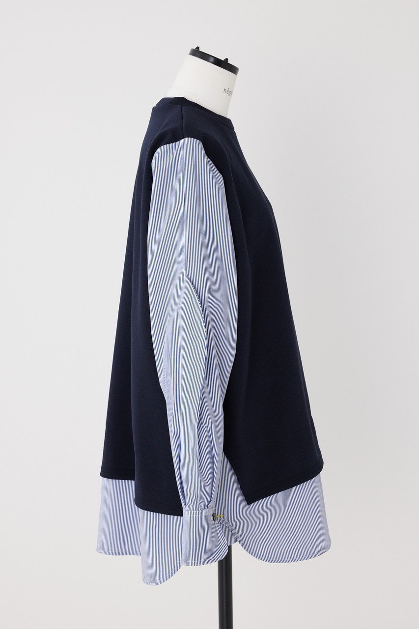 【ナゴンスタンス/nagonstans】のライトダンボール SH P.O/プルオーバー 人気、トレンドファッション・服の通販 founy(ファニー) ファッション Fashion レディースファッション Fashion for Women トップス・カットソー Cut & Sew Tops シャツ・ブラウス・オフィスカジュアル Elegant Blouses & Button-Ups カジュアルプルオーバー・ニットトップス Pullovers & Knit Tops / Casual Pullovers カフス Cuff Design スリーブ Sleeve, Long Sleeve / Short Sleeve ドッキング Docking, Mixed Material ロング Long, Long-Length other-4|ID: prp329100004882980 ipo3291000000036449152