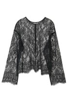 【マルティニーク/martinique】のレース2WAYブラウス 人気、トレンドファッション・服の通販 founy(ファニー) ファッション Fashion レディースファッション Fashion for Women トップス・カットソー Cut & Sew Tops シャツ・ブラウス・オフィスカジュアル Elegant Blouses & Button-Ups おすすめ Recommended / Our Picks ギャザー Gathered, Ruffled スカラップ Scallop, Scalloped Edge スリーブ Sleeve, Long Sleeve / Short Sleeve デニム Denim, Jeans Material フロント Front, Front Design レース Lace, Lace Fabric ロング Long, Long-Length ワイド Wide, Wide Fit エレガント 上品 Elegant 新作・新入荷 New Arrivals / New In 羽織 Haori, Light Jacket thumbnail ブラック|ID: prp329100004882989 ipo3291000000036449295