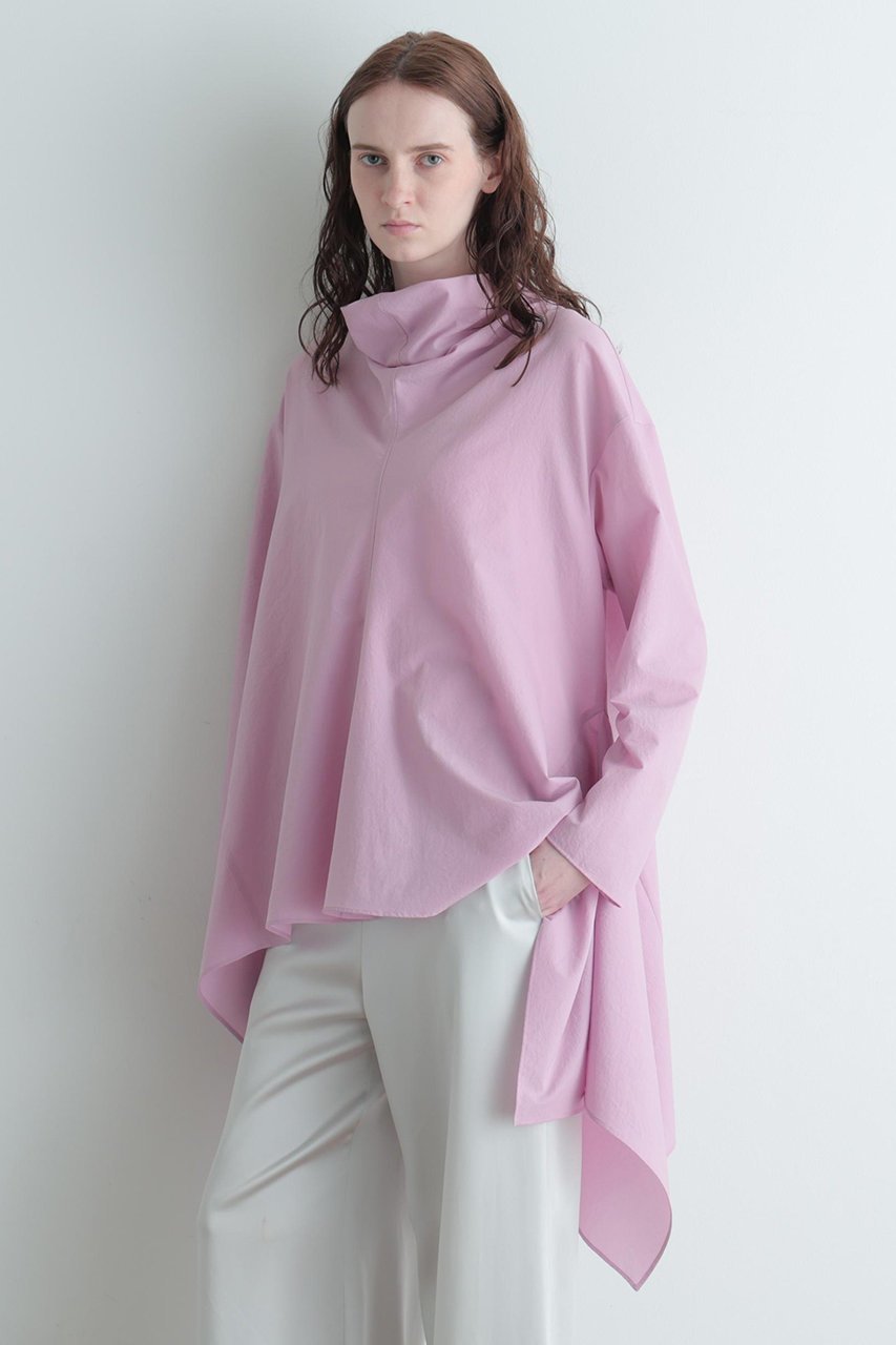 【ル フィル/LE PHIL】のクールドットサイドヘムブラウス 人気、トレンドファッション・服の通販 founy(ファニー) 　ファッション　Fashion　レディースファッション　Fashion for Women　トップス・カットソー　Cut & Sew Tops　シャツ・ブラウス・オフィスカジュアル　Elegant Blouses & Button-Ups　ストレッチ　Stretch, Stretchy Fabric　スポーティ　Sporty, Casual Athletic　スリーブ　Sleeve, Long Sleeve / Short Sleeve　ビッグ　Big, Oversized　リップ　Lip, Lip Motif　ロング　Long, Long-Length　再入荷　Restock / Back in Stock　旅行　Travel　other-2|ID: prp329100004882996 ipo3291000000036449410