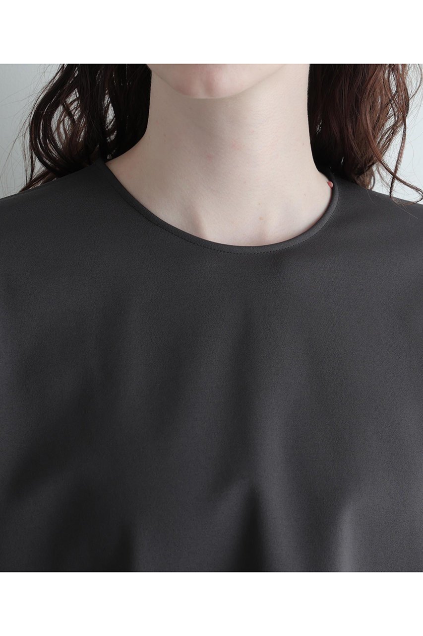 【ル フィル/LE PHIL】の2WAYポンチブラウス 人気、トレンドファッション・服の通販 founy(ファニー) 　ファッション　Fashion　レディースファッション　Fashion for Women　トップス・カットソー　Cut & Sew Tops　シャツ・ブラウス・オフィスカジュアル　Elegant Blouses & Button-Ups　なめらか　Smooth, Silky Texture　シンプル　Simple, Minimal　スリーブ　Sleeve, Long Sleeve / Short Sleeve　ロング　Long, Long-Length　ワイド　Wide, Wide Fit　再入荷　Restock / Back in Stock　other-7|ID: prp329100004882998 ipo3291000000036449443