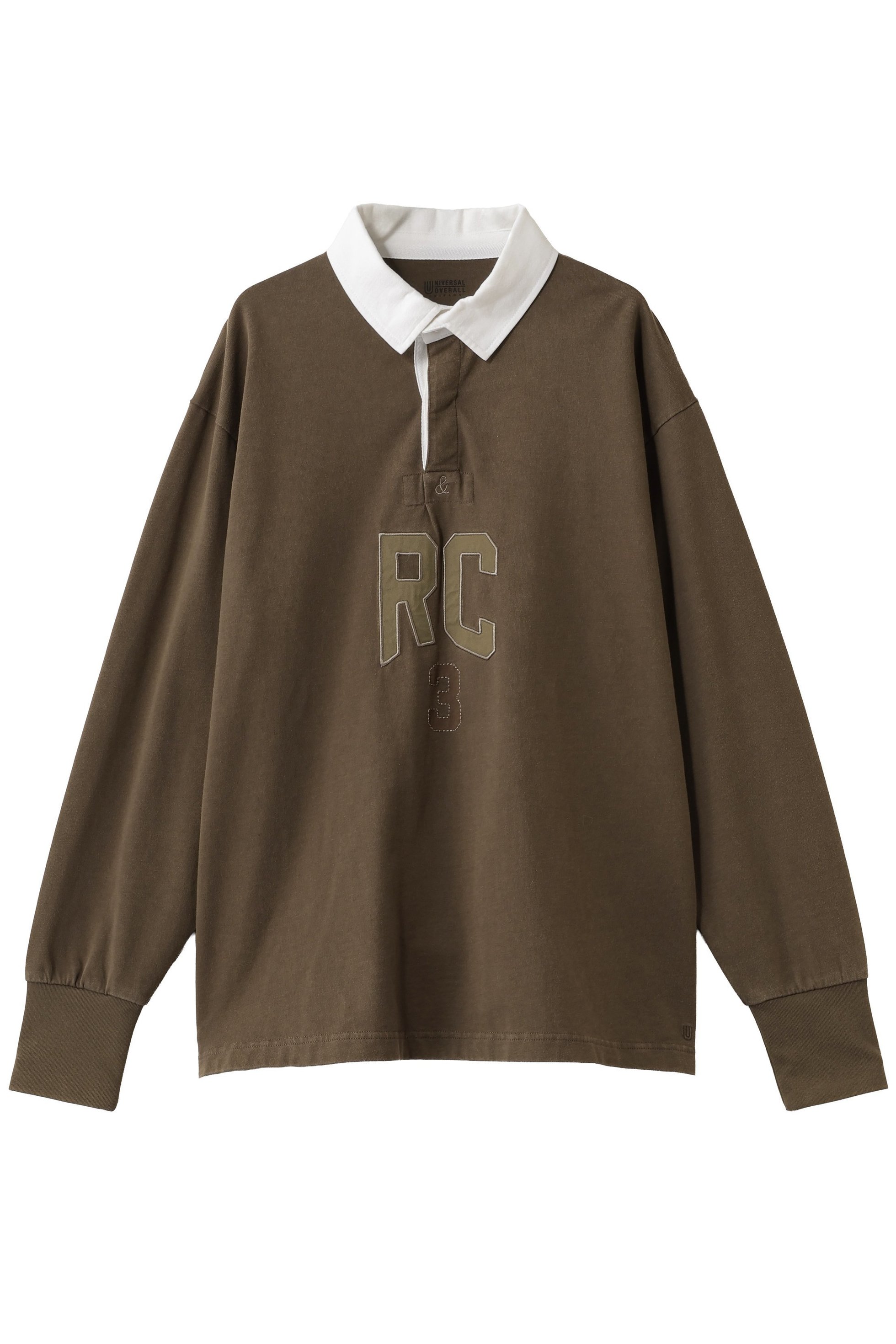 【カレンソロジー/Curensology】の【UNIVERSAL OVERALL】ラガーシャツ インテリア・キッズ・メンズ・レディースファッション・服の通販 founy(ファニー) 　ファッション　Fashion　レディースファッション　Fashion for Women　トップス・カットソー　Cut & Sew Tops　シャツ・ブラウス・オフィスカジュアル　Elegant Blouses & Button-Ups　エレガント 上品　Elegant　カーゴパンツ　Cargo Pants, Utility Pants　キャラクター　Character, Licensed Characters　シンプル　Simple, Minimal　スリーブ　Sleeve, Long Sleeve / Short Sleeve　デニム　Denim, Jeans Material　別注　Limited Edition, Custom Order　ミックス　Mix, Mixed Style　ミリタリー　Military, Army Style　ロング　Long, Long-Length　ワーク　Workwear, Utility Style　おすすめ　Recommended / Our Picks　新作・新入荷　New Arrivals / New In　ブラウン|ID: prp329100004883005 ipo3291000000036449514