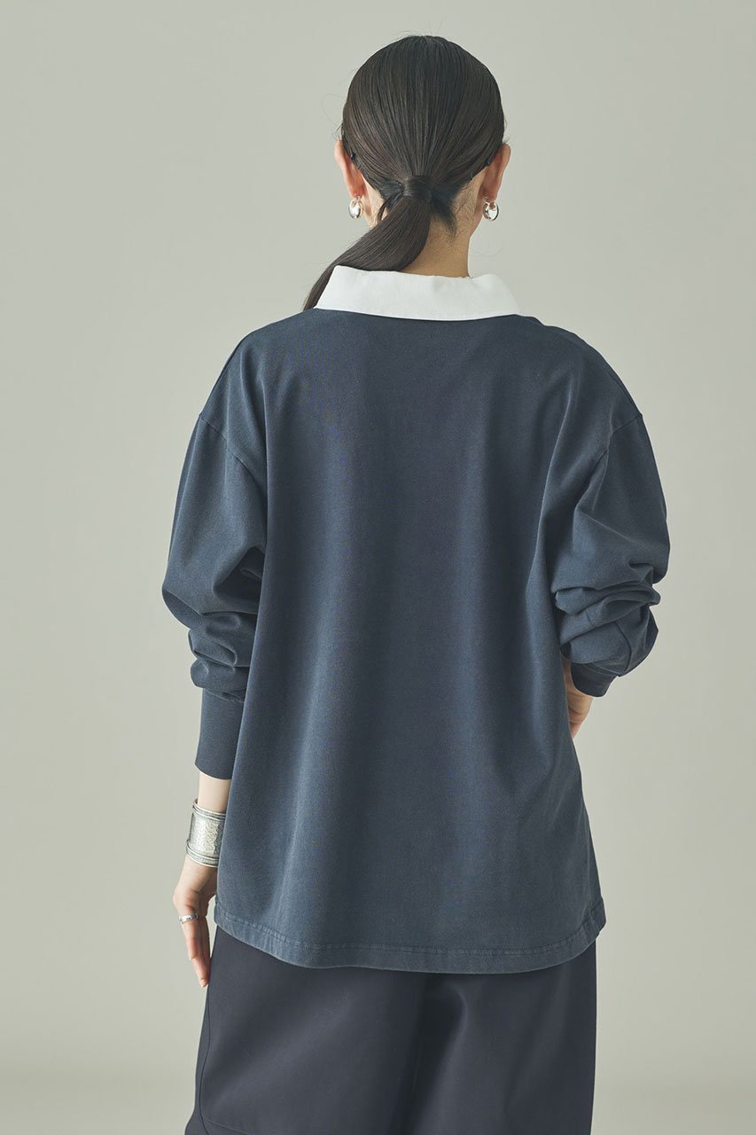 【カレンソロジー/Curensology】の【UNIVERSAL OVERALL】ラガーシャツ 人気、トレンドファッション・服の通販 founy(ファニー) 　ファッション　Fashion　レディースファッション　Fashion for Women　トップス・カットソー　Cut & Sew Tops　シャツ・ブラウス・オフィスカジュアル　Elegant Blouses & Button-Ups　エレガント 上品　Elegant　カーゴパンツ　Cargo Pants, Utility Pants　キャラクター　Character, Licensed Characters　シンプル　Simple, Minimal　スリーブ　Sleeve, Long Sleeve / Short Sleeve　デニム　Denim, Jeans Material　別注　Limited Edition, Custom Order　ミックス　Mix, Mixed Style　ミリタリー　Military, Army Style　ロング　Long, Long-Length　ワーク　Workwear, Utility Style　おすすめ　Recommended / Our Picks　新作・新入荷　New Arrivals / New In　other-4|ID: prp329100004883005 ipo3291000000036449526