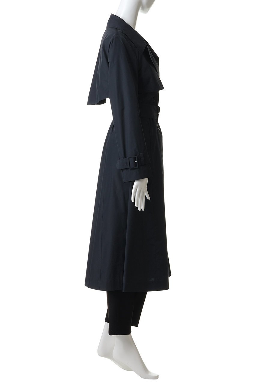 【ランバン オン ブルー/LANVIN en Bleu】のシルクシャンブレータフタトレンチコート 人気、トレンドファッション・服の通販 founy(ファニー) 　ファッション　Fashion　レディースファッション　Fashion for Women　アウター　Coat / Outerwear Collection　コート・ロングコート・ピーコート　Long Coats, Peacoats & More　トレンチコート / 春秋の定番アウター　Trench Coats　シルク　Silk, 100% Silk　リュクス　Luxury, Elegant, High-End, Chic　ロング　Long, Long-Length　再入荷　Restock / Back in Stock　定番　Standard, Basic Item　other-3|ID: prp329100004883049 ipo3291000000036449926