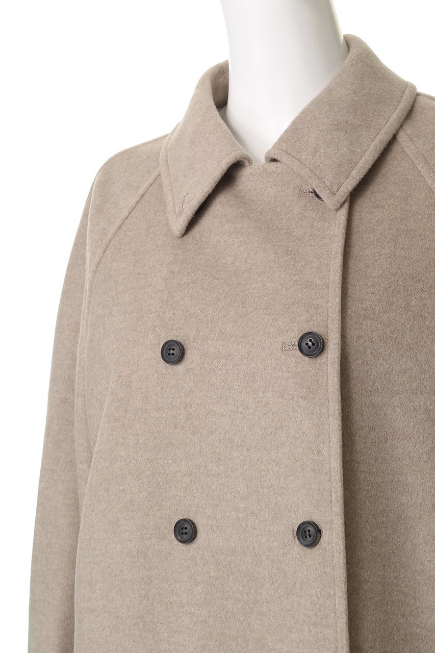 【ベイジ,/BEIGE,】のLABBOCK / ウール混ラグランステンカラーコート 大人の最旬トレンドファッション＆コーディネート founy(ファウニー) 　ファッション　Fashion　レディースファッション　Fashion for Women　アウター　Coat / Outerwear Collection　コート・ロングコート・ピーコート　Long Coats, Peacoats & More　ジャケット　Jacket, Outerwear　ストレート　Straight, Straight Cut　スリーブ　Sleeve, Long Sleeve / Short Sleeve　ダウン　Down, Puffer　ダブル　Double, Double-Breasted　ロング　Long, Long-Length　other-5|ID: prp329100004883057 ipo3291000000036450044