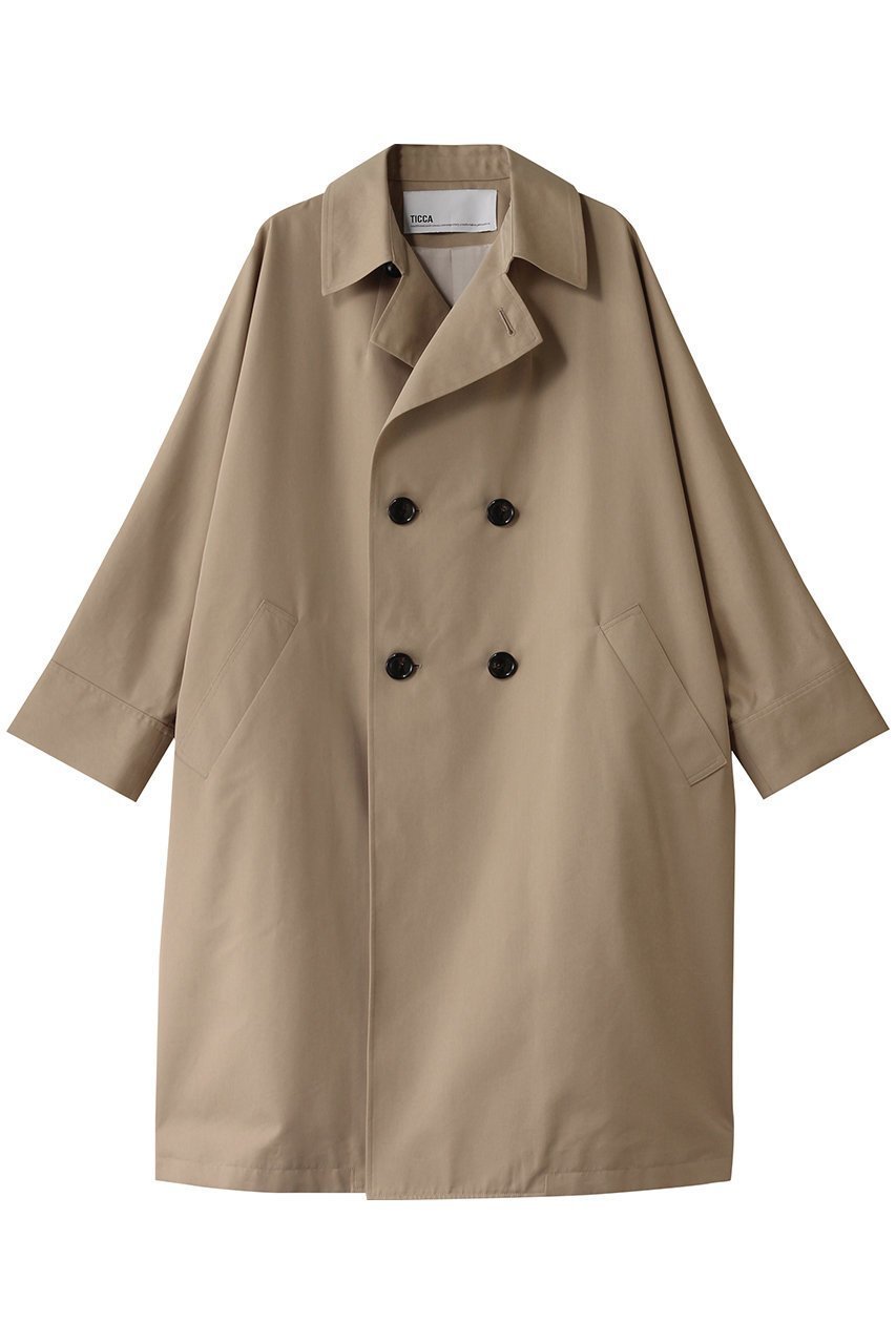 【ティッカ/TICCA】のテントトレンチコート インテリア・キッズ・メンズ・レディースファッション・服の通販 founy(ファニー) ファッション Fashion レディースファッション Fashion for Women アウター Coat / Outerwear Collection コート・ロングコート・ピーコート Long Coats, Peacoats & More トレンチコート / 春秋の定番アウター Trench Coats スタンダード Standard, Basic ラグジュアリー Luxury, Elegant ロング Long, Long-Length ベージュ|ID: prp329100004883058 ipo3291000000036450053