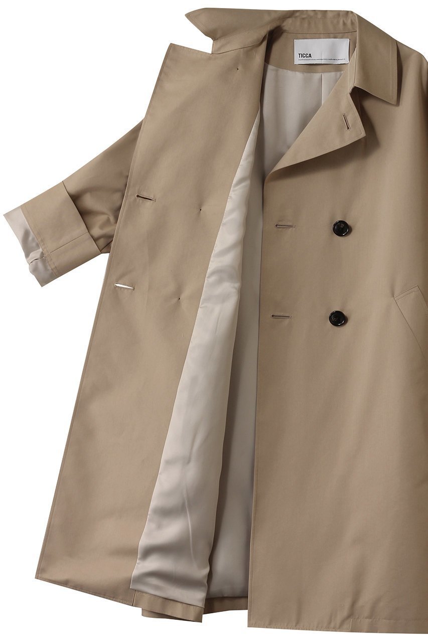 【ティッカ/TICCA】のテントトレンチコート 人気、トレンドファッション・服の通販 founy(ファニー) ファッション Fashion レディースファッション Fashion for Women アウター Coat / Outerwear Collection コート・ロングコート・ピーコート Long Coats, Peacoats & More トレンチコート / 春秋の定番アウター Trench Coats スタンダード Standard, Basic ラグジュアリー Luxury, Elegant ロング Long, Long-Length other-6|ID: prp329100004883058 ipo3291000000036450063
