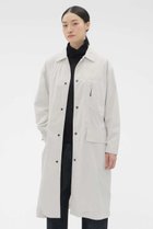 【マーガレットハウエル/MARGARET HOWELL】のRECYCLED NYLON COMPACT RIPSTOP COAT 人気、トレンドファッション・服の通販 founy(ファニー) ファッション Fashion レディースファッション Fashion for Women アウター Coat / Outerwear Collection コート・ロングコート・ピーコート Long Coats, Peacoats & More チェスターコート・ロング丈アウター Chester Coats / Chesterfield Long Coats アクリル Acrylic Material コレクション Collection, Seasonal Line コーティング Coating, Coated Finish スポーティ Sporty, Casual Athletic マーガレット Marguerite, Daisy Pattern モダン Modern, Contemporary リップ Lip, Lip Motif ロング Long, Long-Length 新作・新入荷 New Arrivals / New In thumbnail グレー|ID: prp329100004883060 ipo3291000000036450073