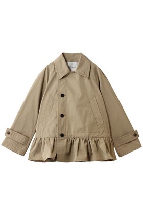 【デパリエ/DEPAREILLE】 ギャバジンペプラムショートコート人気、トレンドファッション・服の通販 founy(ファニー) ファッション Fashion レディースファッション Fashion for Women アウター Coat / Outerwear Collection コート・ロングコート・ピーコート Long Coats, Peacoats & More アシンメトリー Asymmetrical Style ギャザー Gathered, Ruffled ショート Short, Short Length スタンド Stand Collar, Upright Stand ポケット Pocket, Pocket Detail 再入荷 Restock / Back in Stock |ID:prp329100004883070