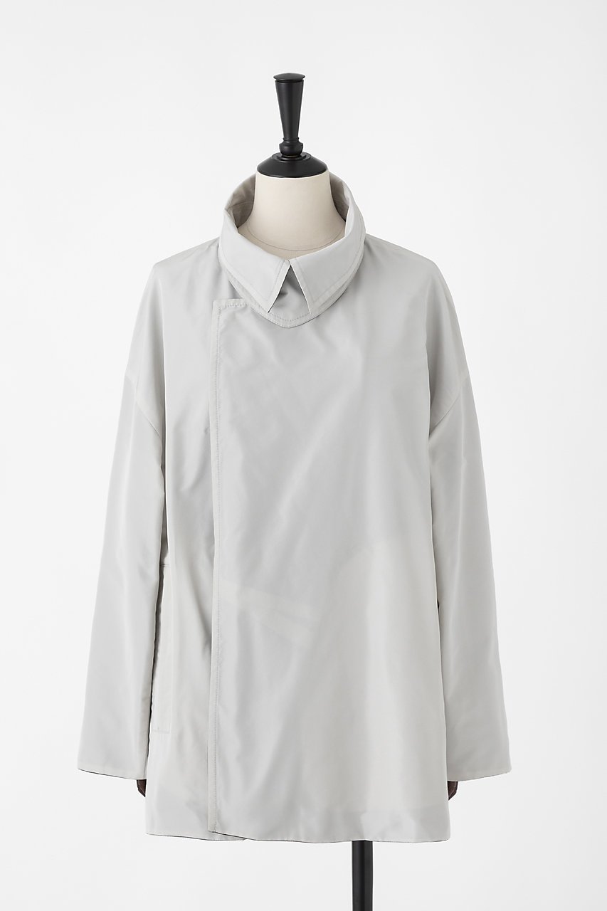 【オーヴィル/EAUVIRE】のリバーシブルタフタハーフコート 人気、トレンドファッション・服の通販 founy(ファニー) ファッション Fashion レディースファッション Fashion for Women アウター Coat / Outerwear Collection コート・ロングコート・ピーコート Long Coats, Peacoats & More イタリア Italy ショート Short, Short Length シルク Silk, 100% Silk タフタ Taffeta, Structured Fabric ダブル Double, Double-Breasted ハーフ Half, Half-Length ブライト Bright, Shiny リバーシブル Reversible, Two-Sided 新作・新入荷 New Arrivals / New In other-4|ID: prp329100004883071 ipo3291000000036450194