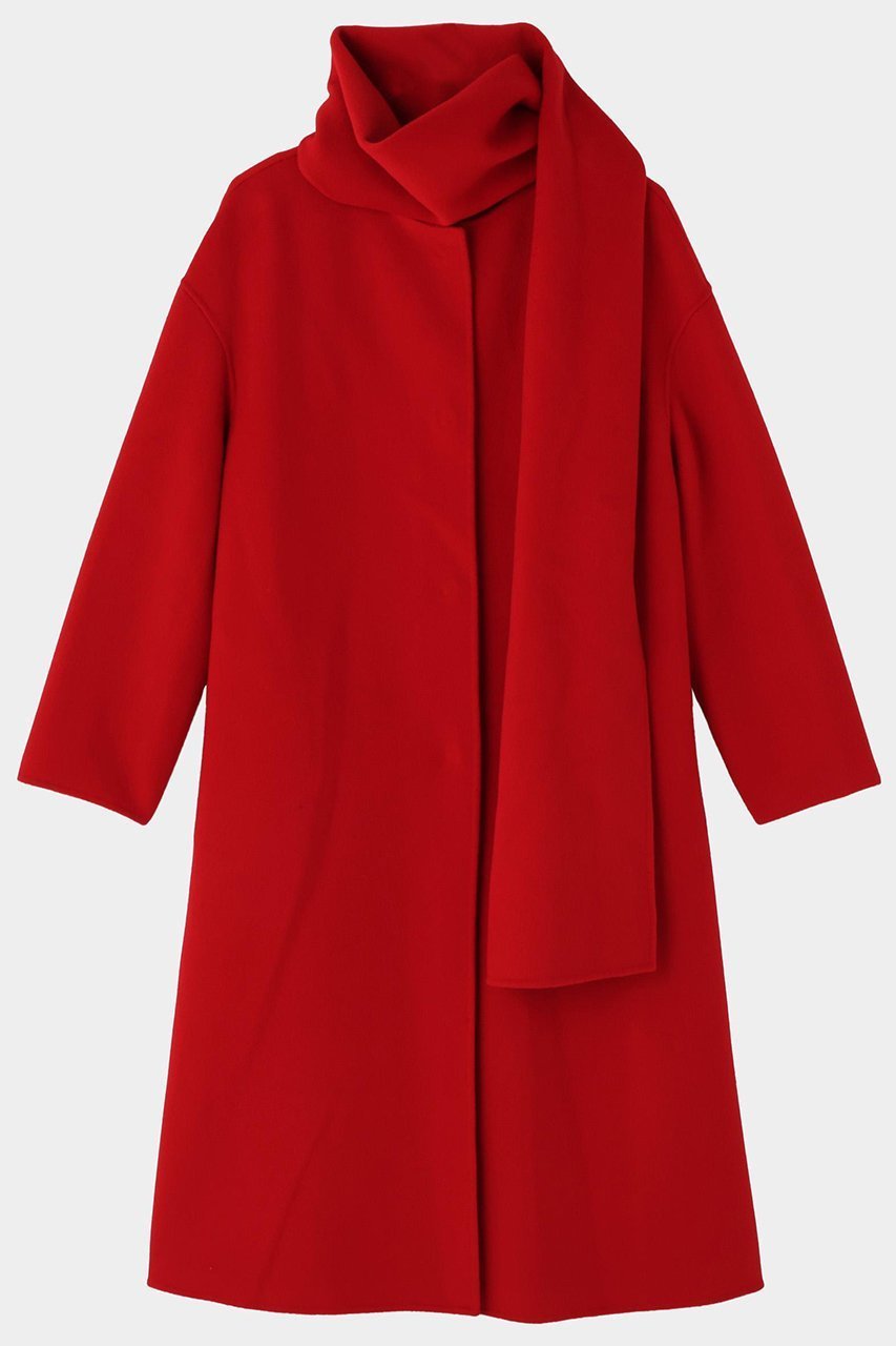 【ル フィル/LE PHIL】のピュアカシミアストール付コート インテリア・キッズ・メンズ・レディースファッション・服の通販 founy(ファニー) ファッション Fashion レディースファッション Fashion for Women アウター Coat / Outerwear Collection コート・ロングコート・ピーコート Long Coats, Peacoats & More ストール Stole, Wrap ビッグ Big, Oversized フォーマル Formal, Dressy ロング Long, Long-Length エレガント 上品 Elegant レッド|ID: prp329100004883085 ipo3291000000036450331