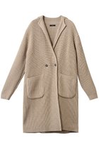 【アルアバイル/allureville】の片畦ニットコート 人気、トレンドファッション・服の通販 founy(ファニー) ファッション Fashion レディースファッション Fashion for Women アウター Coat / Outerwear Collection コート・ロングコート・ピーコート Long Coats, Peacoats & More インナー Innerwear シンプル Simple, Minimal リラックス Relax, Relaxed Fit 畦 Ribbed Knit thumbnail ベージュ|ID: prp329100004883087 ipo3291000000036450341
