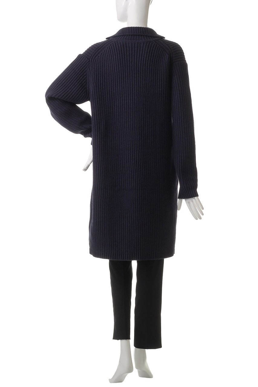 【アルアバイル/allureville】の片畦ニットコート 人気、トレンドファッション・服の通販 founy(ファニー) 　ファッション　Fashion　レディースファッション　Fashion for Women　アウター　Coat / Outerwear Collection　コート・ロングコート・ピーコート　Long Coats, Peacoats & More　インナー　Innerwear　シンプル　Simple, Minimal　リラックス　Relax, Relaxed Fit　畦　Ribbed Knit　other-4|ID: prp329100004883087 ipo3291000000036450348