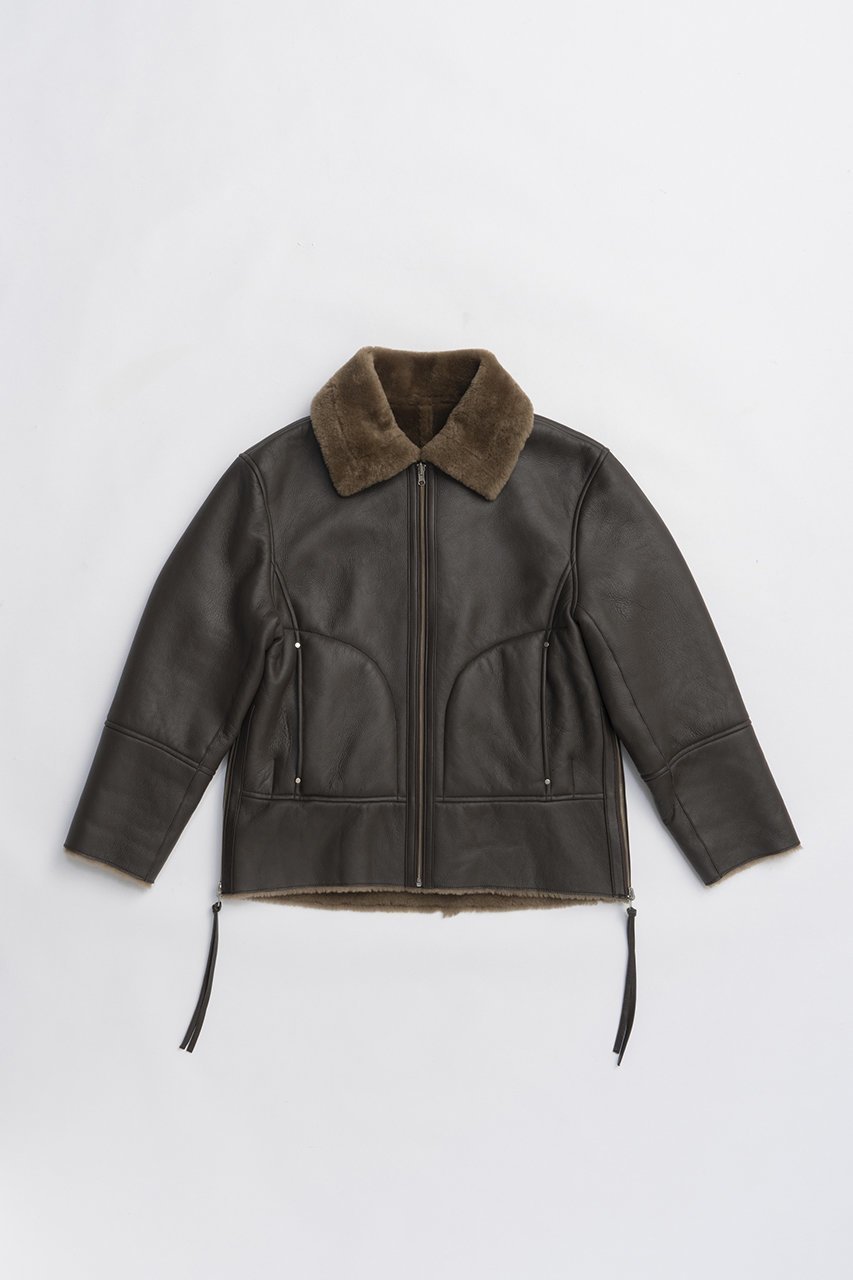 【プランク プロジェクト/PRANK PROJECT】のリバーシブルムートンコート インテリア・キッズ・メンズ・レディースファッション・服の通販 founy(ファウニー) 　ファッション　Fashion　レディースファッション　Fashion for Women　アウター　Coat / Outerwear Collection　コート・ロングコート・ピーコート　Long Coats, Peacoats & More　スリット　Slit, Slit Detail　モダン　Modern, Contemporary　リバーシブル　Reversible, Two-Sided　ロング　Long, Long-Length　BRN(ブラウン)|ID: prp329100004883110 ipo3291000000036450522