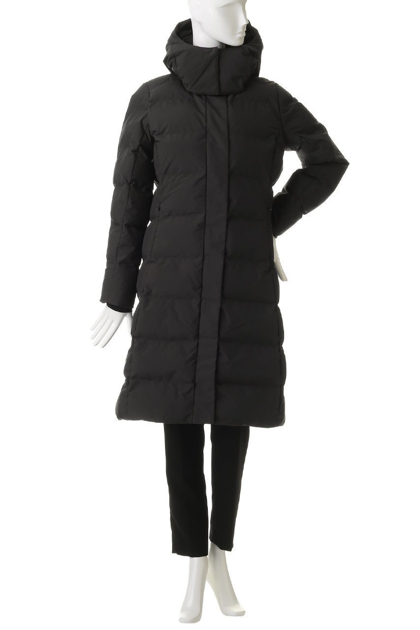 【セーブ ザ ダック/SAVE THE DUCK】のHELSINKI P42417W LEAF/スタンドカラーロングコート 人気、トレンドファッション・服の通販 founy(ファニー) 　ファッション　Fashion　レディースファッション　Fashion for Women　アウター　Coat / Outerwear Collection　コート・ロングコート・ピーコート　Long Coats, Peacoats & More　スタンド　Stand Collar, Upright Stand　ロング　Long, Long-Length　other-2|ID: prp329100004883118 ipo3291000000036450587