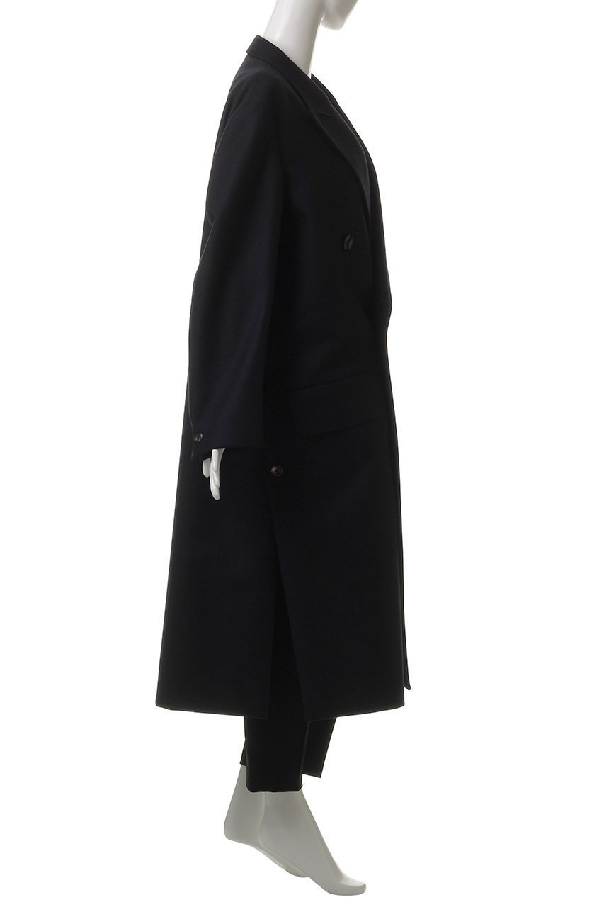 【ザ リラクス/THE RERACS】のダブルピークドテーラードコート 人気、トレンドファッション・服の通販 founy(ファニー) 　ファッション　Fashion　レディースファッション　Fashion for Women　アウター　Coat / Outerwear Collection　コート・ロングコート・ピーコート　Long Coats, Peacoats & More　クラシカル　Classical, Vintage-Inspired　スリット　Slit, Slit Detail　ダブル　Double, Double-Breasted　モダン　Modern, Contemporary　ロング　Long, Long-Length　A/W・秋冬　Autumn/Winter　other-3|ID: prp329100004883129 ipo3291000000036450690