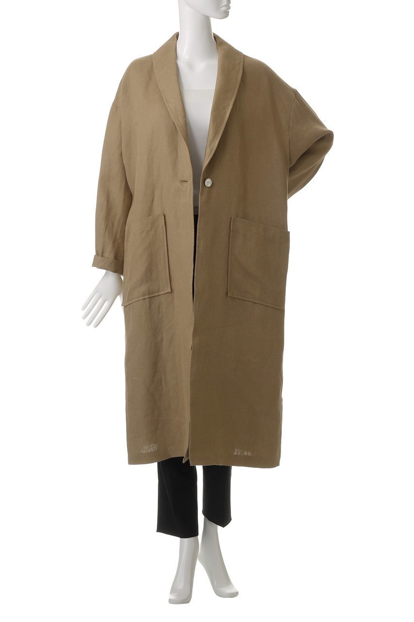 【スリー ドッツ/three dots】のラフリネン ドクターコート 人気、トレンドファッション・服の通販 founy(ファニー) 　ファッション　Fashion　レディースファッション　Fashion for Women　アウター　Coat / Outerwear Collection　コート・ロングコート・ピーコート　Long Coats, Peacoats & More　ショール　Shawl, Wrap　ポケット　Pocket, Pocket Detail　リネン　Linen, Linen Fabric　ロング　Long, Long-Length　春　Spring　other-7|ID: prp329100004883151 ipo3291000000036450930