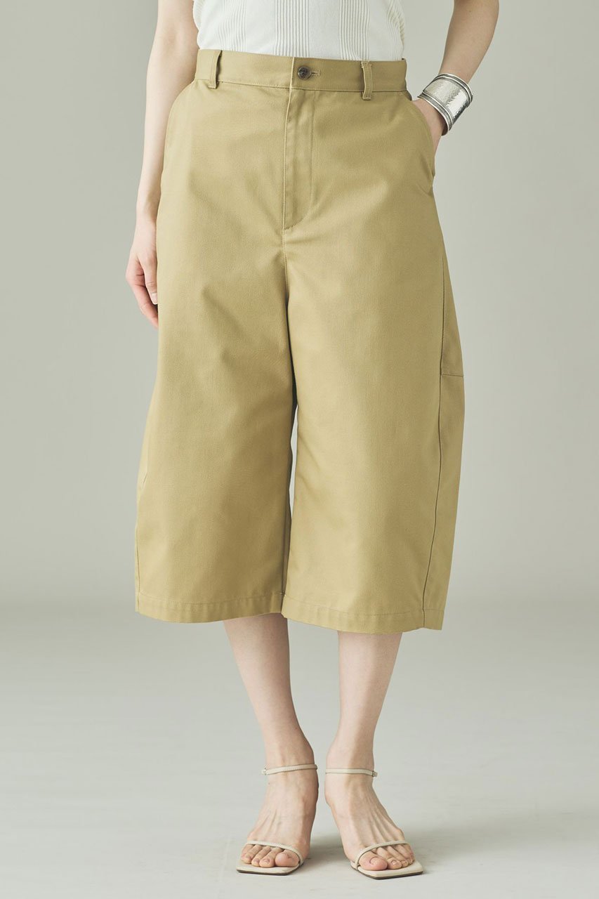 【カレンソロジー/Curensology】のエッグハーフパンツ インテリア・キッズ・メンズ・レディースファッション・服の通販 founy(ファウニー) 　ファッション　Fashion　レディースファッション　Fashion for Women　パンツ　Pants & Trousers　ショートパンツ・ハーフパンツ　High-Waisted & Relaxed Shorts　カットソー　Cut and Sewn Top　サマー　Summer, Summer Style　ショート　Short, Short Length　ハーフ　Half, Half-Length　バランス　Balance, Style Balance　フィット　Fit, Slim Fit　フォルム　Silhouette, Form　再入荷　Restock / Back in Stock　ベージュ|ID: prp329100004883187 ipo3291000000036451301