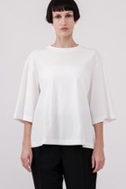 【ドメル/DOMELLE】のハイ ツイスト ジャージー Tシャツ 人気、トレンドファッション・服の通販 founy(ファニー) ファッション Fashion レディースファッション Fashion for Women トップス・カットソー Cut & Sew Tops シャツ・ブラウス・オフィスカジュアル Elegant Blouses & Button-Ups ロングTシャツ・Tシャツ Longline T-Shirts & Tees カットソー・ベーシックTシャツ Cut-and-Sewn Tops / Stretch Tees & Basics ショート Short, Short Length シンプル Simple, Minimal ストレート Straight, Straight Cut スリーブ Sleeve, Long Sleeve / Short Sleeve ツイスト Tweed, Tweed Fabric ツイード Twill, Twill Weave ビッグ Big, Oversized フォルム Silhouette, Form ミックス Mix, Mixed Style レース Lace, Lace Fabric 新作・新入荷 New Arrivals / New In thumbnail ホワイト|ID: prp329100004883193 ipo3291000000036451363