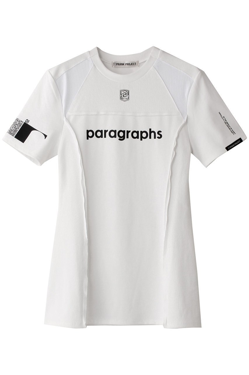 【プランク プロジェクト/PRANK PROJECT】のparagraphsロゴチュニック / Paragraphs Logo Tunic インテリア・キッズ・メンズ・レディースファッション・服の通販 founy(ファニー) 　ファッション　Fashion　レディースファッション　Fashion for Women　ワンピース　Dresses　チュニック　Tunic Tops & Dresses　カットソー　Cut and Sewn Top　グラフィック　Graphic, Graphic Design　チュニック　Tunic, Long Top　バランス　Balance, Style Balance　モダン　Modern, Contemporary　WHT(ホワイト)|ID: prp329100004883230 ipo3291000000036451650