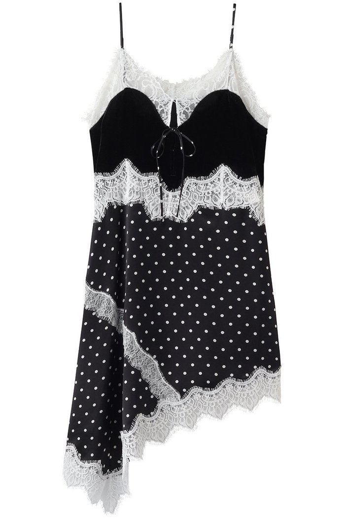 【プランク プロジェクト/PRANK PROJECT】のアシンメトリックランジェリーチュニック インテリア・キッズ・メンズ・レディースファッション・服の通販 founy(ファニー) https://founy.com/ ファッション Fashion レディースファッション Fashion for Women ワンピース Dresses チュニック Tunic Tops & Dresses サテン Satin, Glossy Fabric チュニック Tunic, Long Top ドット Polka Dot, Dot Pattern ベルベット Velvet, Velvety ミックス Mix, Mixed Style ラップ Wrap, Wrap Design ランジェリー Lingerie, Intimate Wear レース Lace, Lace Fabric |ID: prp329100004883240 ipo3291000000036939429