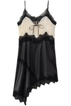 【プランク プロジェクト/PRANK PROJECT】のアシンメトリックランジェリーチュニック BLK(ブラック)|ID: prp329100004883240 ipo3291000000036939433