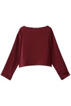 【ミディウミソリッド/MIDIUMISOLID】のサテンプルオーバー 人気、トレンドファッション・服の通販 founy(ファニー) ファッション Fashion レディースファッション Fashion for Women トップス・カットソー Cut & Sew Tops シャツ・ブラウス・オフィスカジュアル Elegant Blouses & Button-Ups カジュアルプルオーバー・ニットトップス Pullovers & Knit Tops / Casual Pullovers サテン Satin, Glossy Fabric ショート Short, Short Length スリーブ Sleeve, Long Sleeve / Short Sleeve バランス Balance, Style Balance ロング Long, Long-Length エレガント 上品 Elegant thumbnail red|ID: prp329100004883259 ipo3291000000036451895