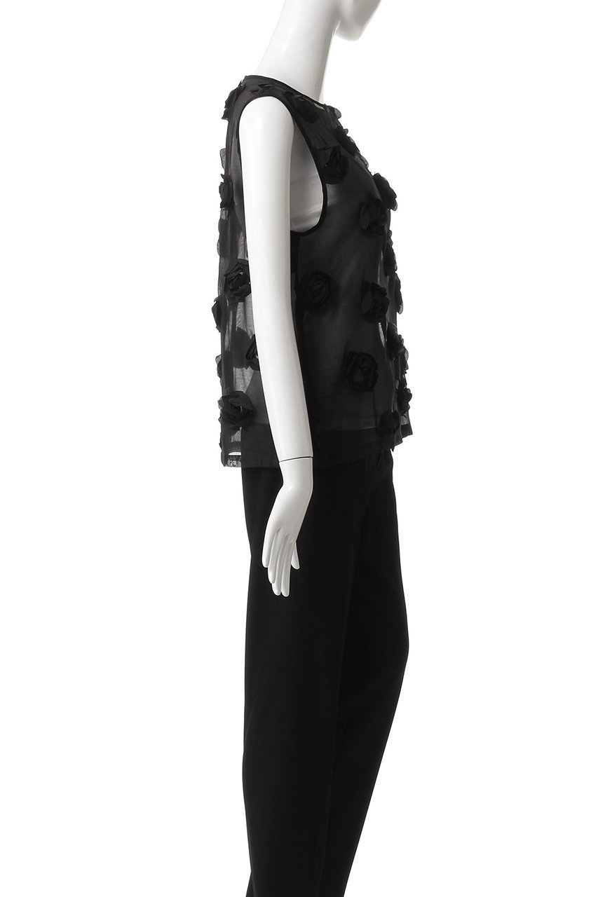 【プランク プロジェクト/PRANK PROJECT】のローズスリーブベスト / Rose Sleeve Vest 人気、トレンドファッション・服の通販 founy(ファニー) 　ファッション　Fashion　レディースファッション　Fashion for Women　アウター　Coat / Outerwear Collection　トップス・カットソー　Cut & Sew Tops　キャミソール&ノースリーブ　Camisoles & Sleeveless Tops　シャツ・ブラウス・オフィスカジュアル　Elegant Blouses & Button-Ups　ベスト&ジレ / 重ね着スタイル　Vests & Gilets　おすすめ　Recommended / Our Picks　インナー　Innerwear　オーガンジー　Organza Fabric　スリーブ　Sleeve, Long Sleeve / Short Sleeve　タンク　Tank Top, Sleeveless Top　デニム　Denim, Jeans Material　ノースリーブ　Sleeveless, No-Sleeve　ベスト　Vest, Waistcoat　ベーシック　Basic, Essential　ローズ　Rose, Rose Motif　other-3|ID: prp329100004883274 ipo3291000000036452023