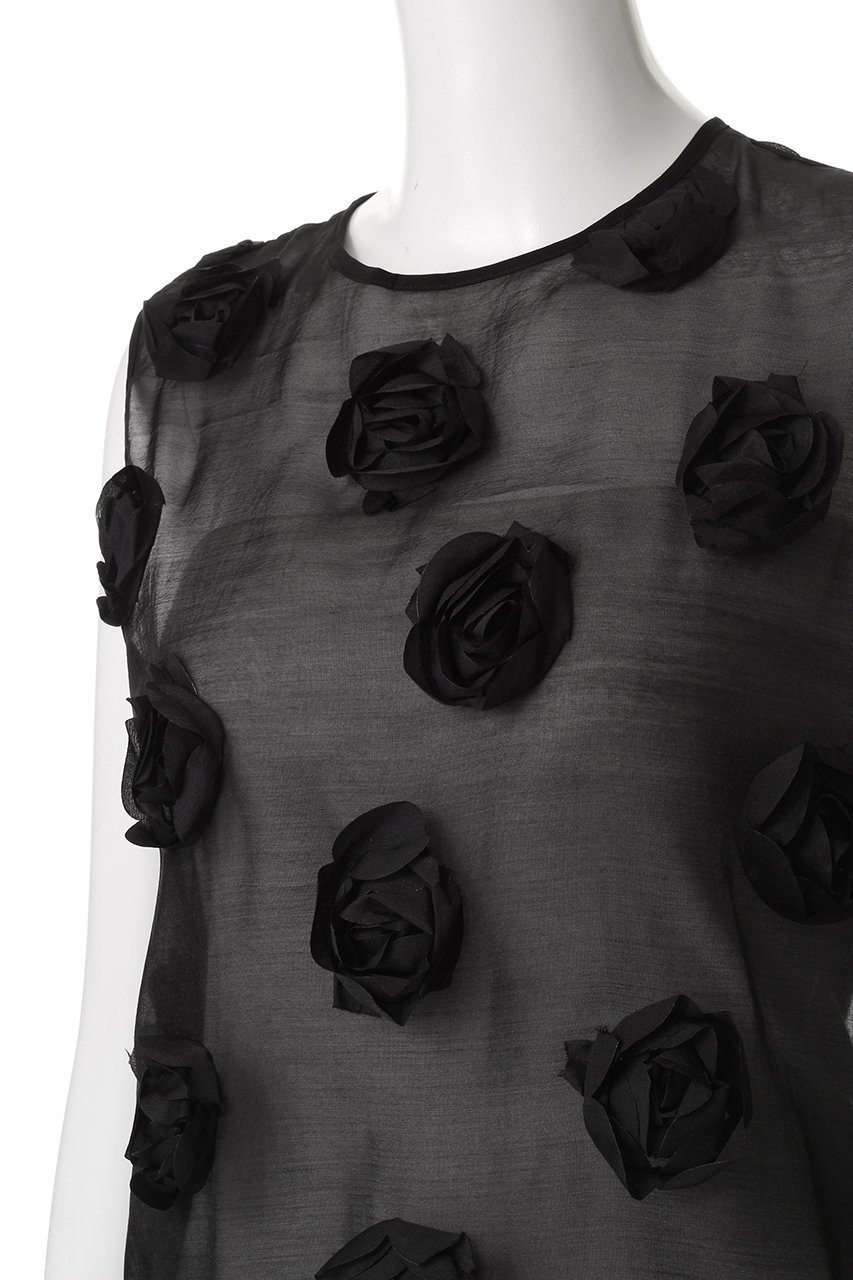 【プランク プロジェクト/PRANK PROJECT】のローズスリーブベスト / Rose Sleeve Vest 人気、トレンドファッション・服の通販 founy(ファニー) 　ファッション　Fashion　レディースファッション　Fashion for Women　アウター　Coat / Outerwear Collection　トップス・カットソー　Cut & Sew Tops　キャミソール&ノースリーブ　Camisoles & Sleeveless Tops　シャツ・ブラウス・オフィスカジュアル　Elegant Blouses & Button-Ups　ベスト&ジレ / 重ね着スタイル　Vests & Gilets　おすすめ　Recommended / Our Picks　インナー　Innerwear　オーガンジー　Organza Fabric　スリーブ　Sleeve, Long Sleeve / Short Sleeve　タンク　Tank Top, Sleeveless Top　デニム　Denim, Jeans Material　ノースリーブ　Sleeveless, No-Sleeve　ベスト　Vest, Waistcoat　ベーシック　Basic, Essential　ローズ　Rose, Rose Motif　other-5|ID: prp329100004883274 ipo3291000000036452027