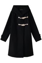 【ミズイロ インド/mizuiro ind】のA line hooded CT コート black|ID: prp329100004883299 ipo3291000000036452251
