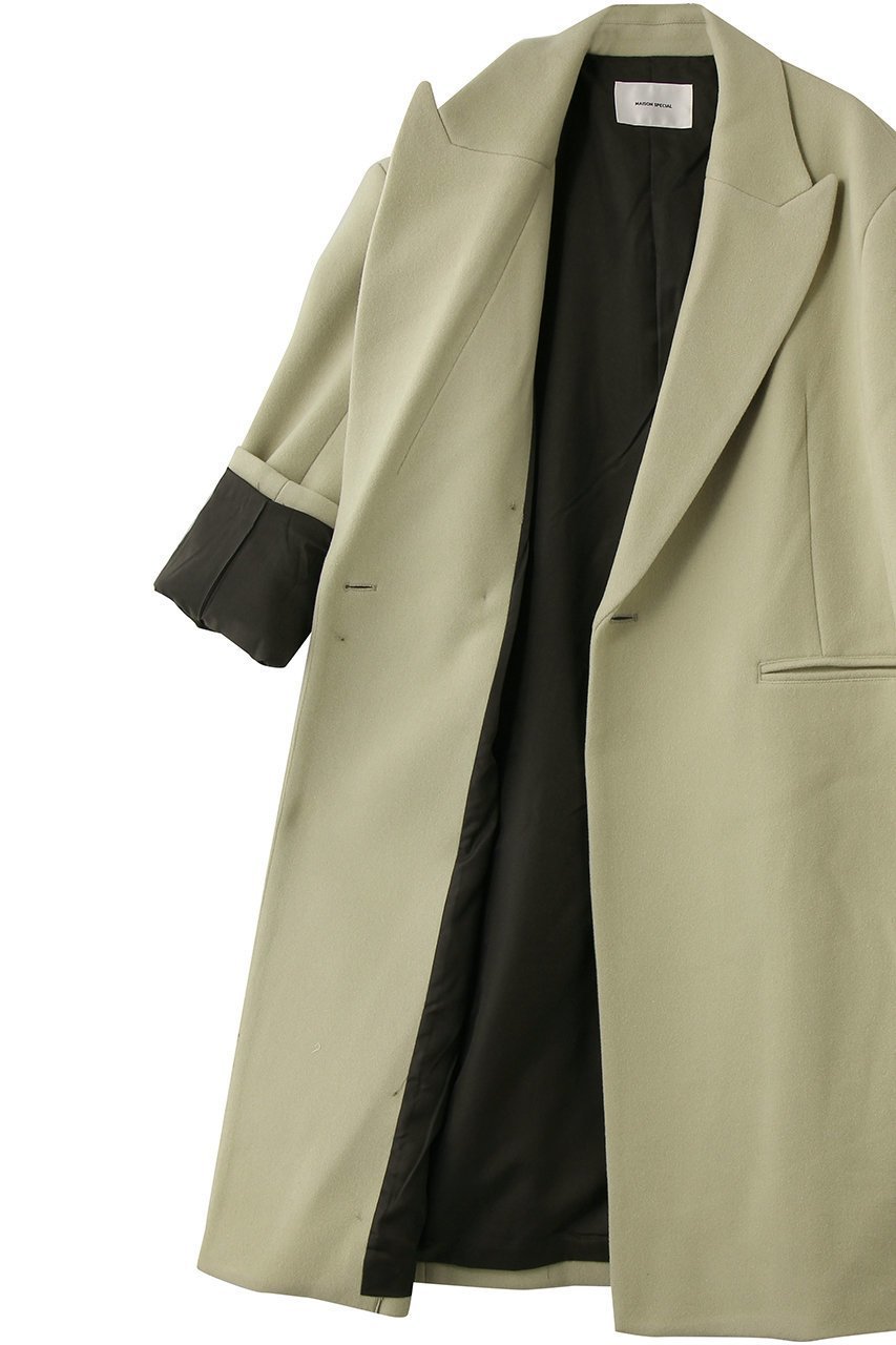 【メゾンスペシャル/MAISON SPECIAL】のPile Melton Chester Coat/パイルメルトンチェスターコート 人気、トレンドファッション・服の通販 founy(ファニー) ファッション Fashion レディースファッション Fashion for Women アウター Coat / Outerwear Collection コート・ロングコート・ピーコート Long Coats, Peacoats & More チェスターコート・ロング丈アウター Chester Coats / Chesterfield Long Coats チェスターコート Chester Coat, Long Coat メルトン Melton, Heavy Wool ロング Long, Long-Length エレガント 上品 Elegant 再入荷 Restock / Back in Stock other-6|ID: prp329100004883301 ipo3291000000036452290