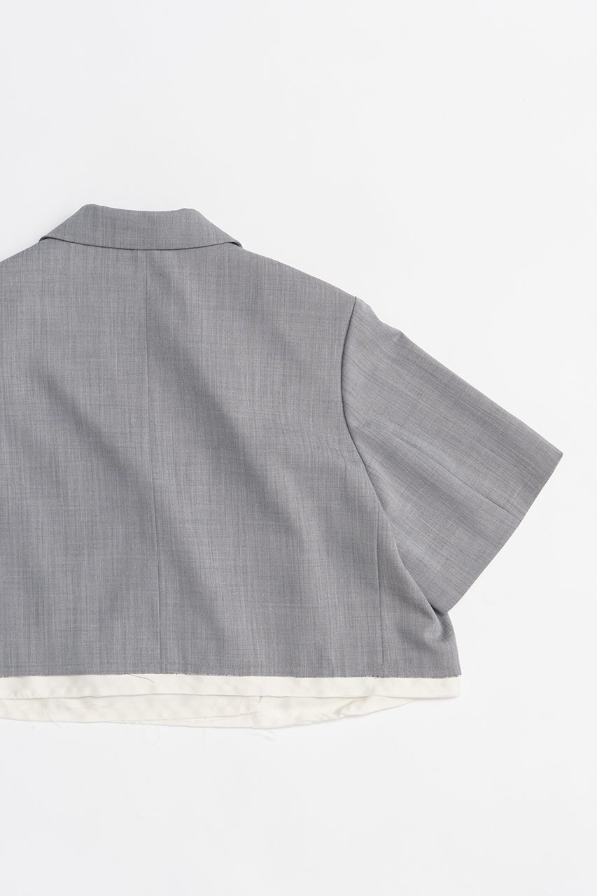 【プランク プロジェクト/PRANK PROJECT】のハーフスリーブショートジャケット / Half Sleeve Short Jacket 人気、トレンドファッション・服の通販 founy(ファニー) 　ファッション　Fashion　レディースファッション　Fashion for Women　アウター　Coat / Outerwear Collection　レディースジャケット・軽アウター　Jackets　ショート　Short, Short Length　ジャケット　Jacket, Outerwear　スリーブ　Sleeve, Long Sleeve / Short Sleeve　トレンチ　Trench, Trench Coat　ハーフ　Half, Half-Length　フォーマル　Formal, Dressy　マニッシュ　Mannish, Boyish　エレガント 上品　Elegant　夏　Summer　春　Spring　S/S・春夏　SS, Spring/Summer, Warm Season　A/W・秋冬　Autumn/Winter　other-6|ID: prp329100004883317 ipo3291000000036452392