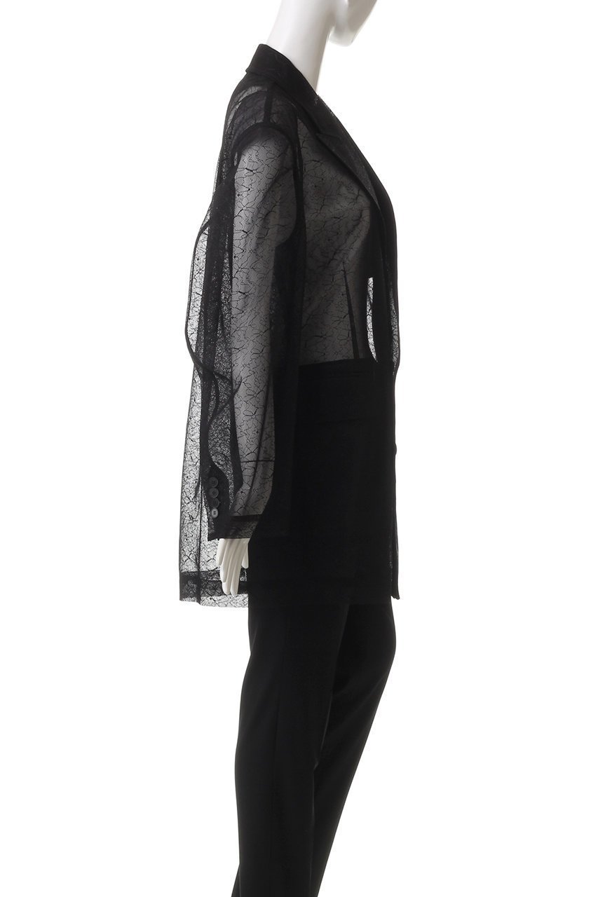 【プランク プロジェクト/PRANK PROJECT】のボンデッドレースジャケット / Bonded Lace Jacket 大人の最旬トレンドファッション＆コーディネート founy(ファウニー) 　ファッション　Fashion　レディースファッション　Fashion for Women　アウター　Coat / Outerwear Collection　レディースジャケット・軽アウター　Jackets　インナー　Innerwear　シアー　Sheer, See-Through　ジャケット　Jacket, Outerwear　ストライプ　Stripe, Striped Pattern　ダブル　Double, Double-Breasted　チュール　Tulip, Tulip Motif　トレンド　Trend, Trending Now　ヌーディ　Nude, Nude Tone　フォルム　Silhouette, Form　ボンディング　Bonding, Bonded Fabric　ポケット　Pocket, Pocket Detail　レース　Lace, Lace Fabric　おすすめ　Recommended / Our Picks　夏　Summer　other-3|ID: prp329100004883328 ipo3291000000036895852