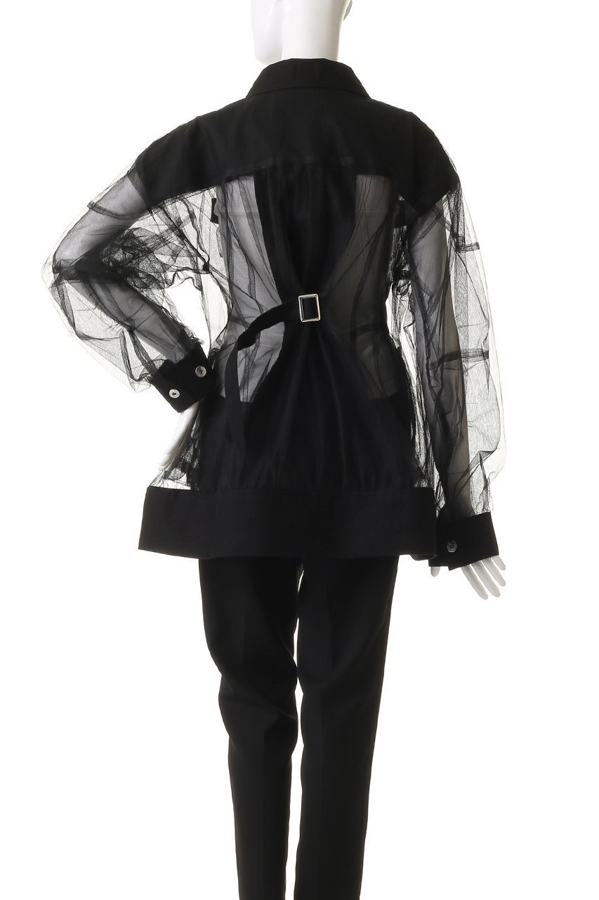 【プランク プロジェクト/PRANK PROJECT】のコクーンスリーブチュールブルゾン / Cocoon Sleeve Tulle Blouson 大人の最旬トレンドファッション＆コーディネート founy(ファウニー) 　ファッション　Fashion　レディースファッション　Fashion for Women　アウター　Coat / Outerwear Collection　レディースジャケット・軽アウター　Jackets　ブルゾンジャケット・スポーティアウター　Blouson Jackets　おすすめ　Recommended / Our Picks　オックス　Oxford Fabric　シェイプ　Shape, Slim Fit　ジャケット　Jacket, Outerwear　チュニック　Tunic, Long Top　チュール　Tulip, Tulip Motif　トレンド　Trend, Trending Now　ブルゾン　Blouson, Bomber Jacket　ボトム　Bottoms, Lower Wear　other-4|ID: prp329100004883330 ipo3291000000036658399