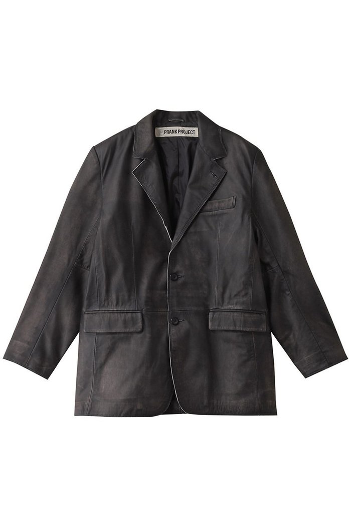【プランク プロジェクト/PRANK PROJECT】のウォッシュドレザーテーラードジャケット / Tailored Jacket インテリア・キッズ・メンズ・レディースファッション・服の通販 founy(ファニー) https://founy.com/ ファッション Fashion レディースファッション Fashion for Women アウター Coat / Outerwear Collection レディースジャケット・軽アウター Jackets テーラードジャケット / 通勤・きれいめスタイル Tailored Jackets & Blazers ジャケット Jacket, Outerwear トレンド Trend, Trending Now フェミニン Feminine, Girly ヴィンテージ Vintage Style 軽量 Lightweight, Ultra Light |ID: prp329100004883335 ipo3291000000036452531