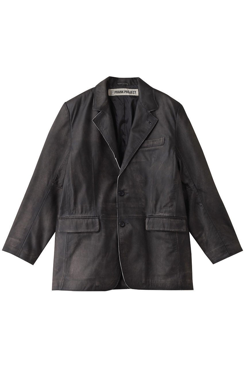 【プランク プロジェクト/PRANK PROJECT】のウォッシュドレザーテーラードジャケット / Tailored Jacket 人気、トレンドファッション・服の通販 founy(ファニー) 　ファッション　Fashion　レディースファッション　Fashion for Women　アウター　Coat / Outerwear Collection　レディースジャケット・軽アウター　Jackets　テーラードジャケット / 通勤・きれいめスタイル　Tailored Jackets & Blazers　ジャケット　Jacket, Outerwear　トレンド　Trend, Trending Now　フェミニン　Feminine, Girly　ヴィンテージ　Vintage Style　軽量　Lightweight, Ultra Light　 other-1|ID: prp329100004883335 ipo3291000000036452531