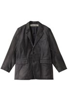 【プランク プロジェクト/PRANK PROJECT】のウォッシュドレザーテーラードジャケット / Tailored Jacket 人気、トレンドファッション・服の通販 founy(ファニー) ファッション Fashion レディースファッション Fashion for Women アウター Coat / Outerwear Collection レディースジャケット・軽アウター Jackets テーラードジャケット / 通勤・きれいめスタイル Tailored Jackets & Blazers ジャケット Jacket, Outerwear トレンド Trend, Trending Now フェミニン Feminine, Girly ヴィンテージ Vintage Style 軽量 Lightweight, Ultra Light thumbnail D.BLK(ブラック)|ID: prp329100004883335 ipo3291000000036452534