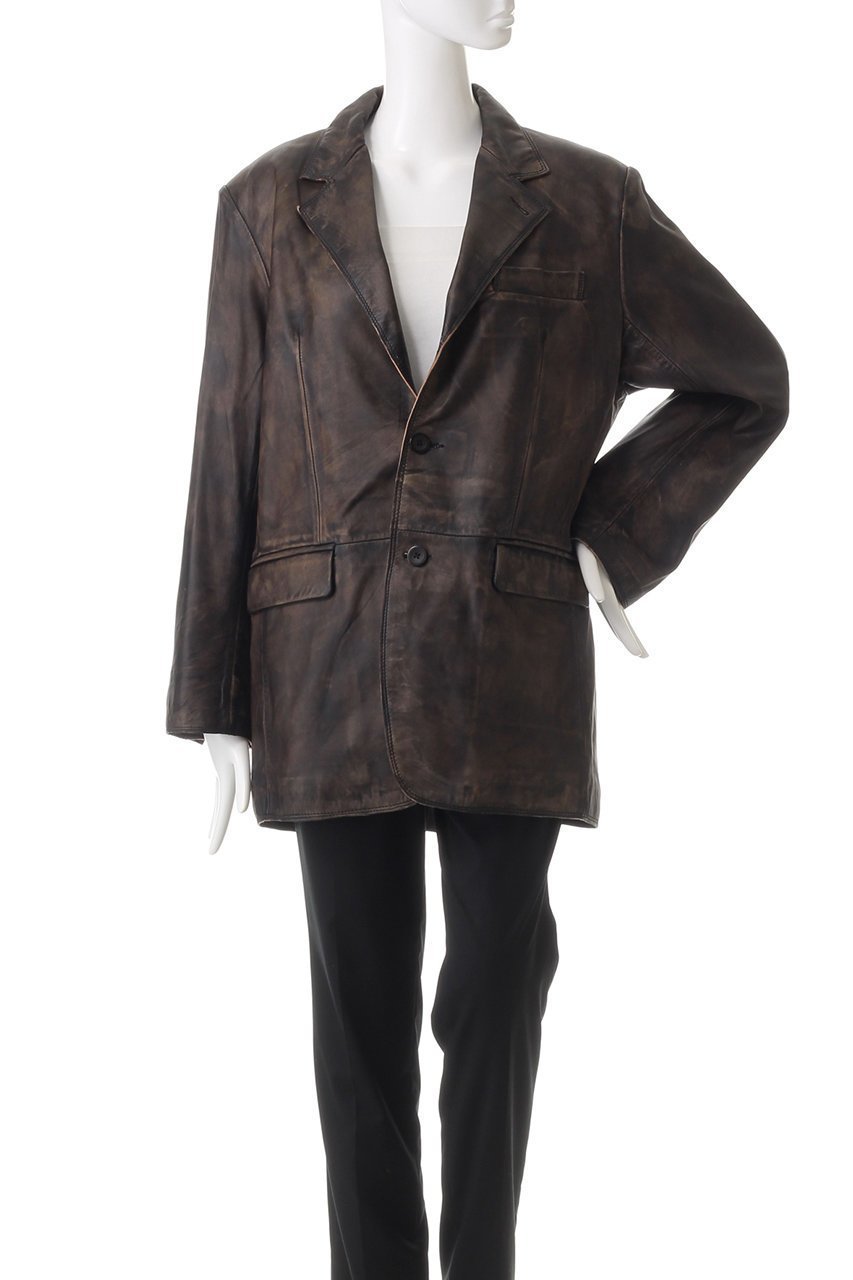 【プランク プロジェクト/PRANK PROJECT】のウォッシュドレザーテーラードジャケット / Tailored Jacket 人気、トレンドファッション・服の通販 founy(ファニー) 　ファッション　Fashion　レディースファッション　Fashion for Women　アウター　Coat / Outerwear Collection　レディースジャケット・軽アウター　Jackets　テーラードジャケット / 通勤・きれいめスタイル　Tailored Jackets & Blazers　ジャケット　Jacket, Outerwear　トレンド　Trend, Trending Now　フェミニン　Feminine, Girly　ヴィンテージ　Vintage Style　軽量　Lightweight, Ultra Light　other-2|ID: prp329100004883335 ipo3291000000036452537
