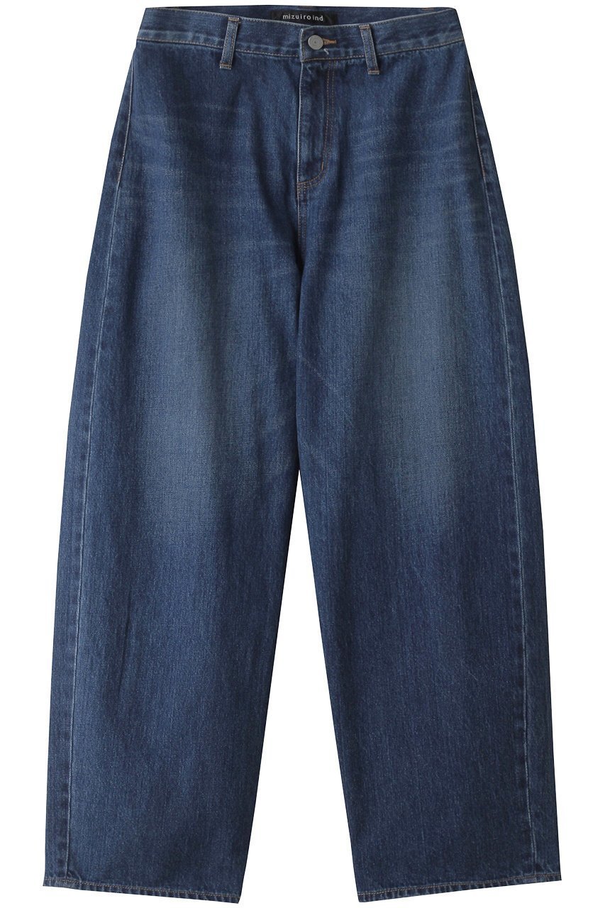 【ミズイロ インド/mizuiro ind】のhigh waist wide damage denim デニム インテリア・キッズ・メンズ・レディースファッション・服の通販 founy(ファウニー) 　ファッション　Fashion　レディースファッション　Fashion for Women　パンツ　Pants & Trousers　デニムパンツ・ジーンズ・美脚デニム　Denim Jeans & Pants　ダメージ　Distressed, Destroyed　デニム　Denim, Jeans Material　ワイド　Wide, Wide Fit　ダメージ|ID: prp329100004883341 ipo3291000000036658406