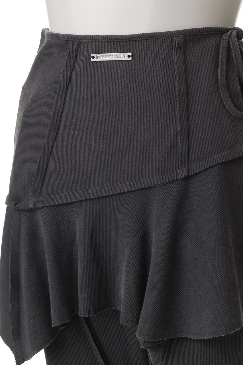【プランク プロジェクト/PRANK PROJECT】のアウトシームラップレイヤードパンツ / Multiway Layered Knit Pants 大人の最旬トレンドファッション＆コーディネート founy(ファウニー) 　ファッション　Fashion　レディースファッション　Fashion for Women　パンツ　Pants & Trousers　テレコ　Ribbed, Rib Stitch　ラップ　Wrap, Wrap Design　ヴィンテージ　Vintage Style　other-5|ID: prp329100004883367 ipo3291000000036958853