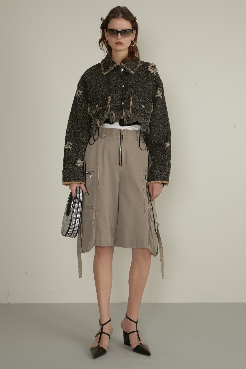 【プランク プロジェクト/PRANK PROJECT】のカーゴショーツ / Cargo Shorts 人気、トレンドファッション・服の通販 founy(ファニー) ファッション Fashion レディースファッション Fashion for Women パンツ Pants & Trousers ショートパンツ・ハーフパンツ High-Waisted & Relaxed Shorts ショート Short, Short Length ジップ Zip, Zipper ソックス Socks, Hosiery デニム Denim, Jeans Material メタル Metal, Metal Parts リラックス Relax, Relaxed Fit ロング Long, Long-Length other-7|ID: prp329100004883368 ipo3291000000036452859