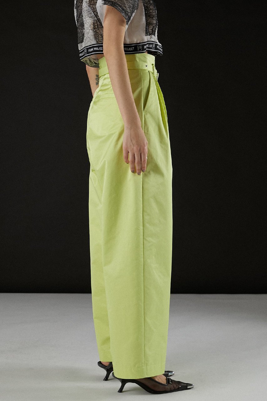 【プランク プロジェクト/PRANK PROJECT】のアイレットベルトサテンタックパンツ / Eyelet Belt Satin Tuck Pants 大人の最旬トレンドファッション＆コーディネート founy(ファウニー) 　ファッション　Fashion　レディースファッション　Fashion for Women　パンツ　Pants & Trousers　ベルト&ウエストマーク　Belts & Waist Accessories　タフタ　Taffeta, Structured Fabric　バルーン　Balloon, Balloon Silhouette　夏　Summer　other-3|ID: prp329100004883373 ipo3291000000036658448